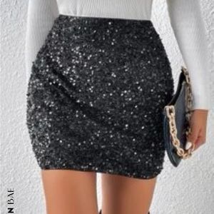 Shein Sequin Mini Skirt